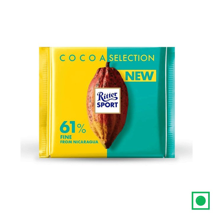 Ritter Sport Chocolate 61% Fine from Nicaragua 100g - Remkart