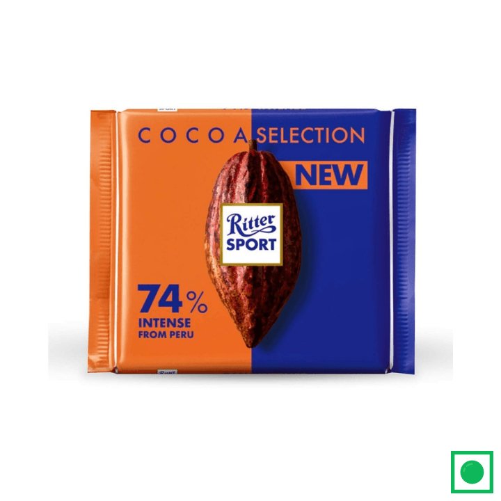 Ritter Sport Chocolate 74% Intense from Peru 100g - Remkart