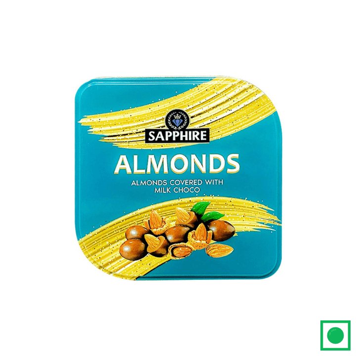 Sapphire Almonds Covered in Milk Chocolate, 90g - Remkart