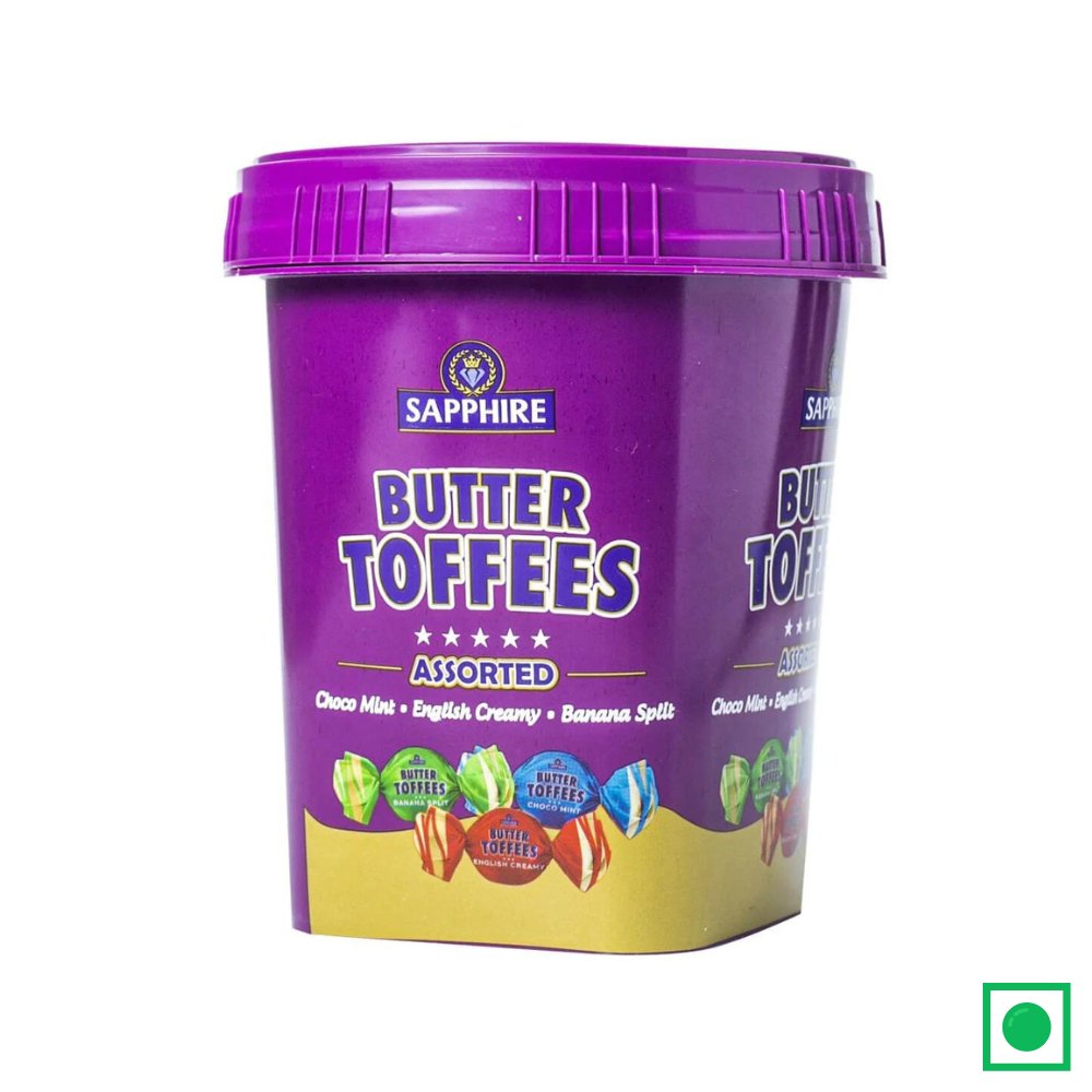 Sapphire Assorted Butter Toffee Purple Tub , 200g - Remkart