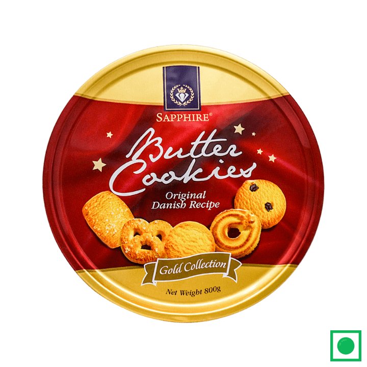 Sapphire Gold Collection Butter Cookies, 800g - Remkart