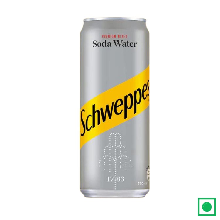 SCHWEPPES SODA WATER, 330ML (IMPORTED) - Remkart