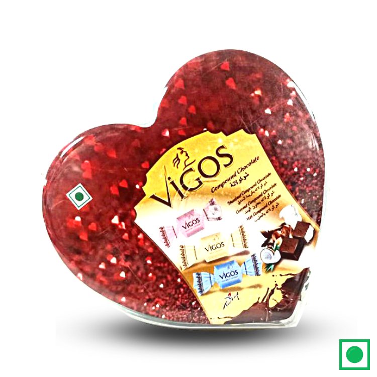 Vigos Chocolate Truffle Assortment Gift Pack Heart Shape, 200g - Remkart