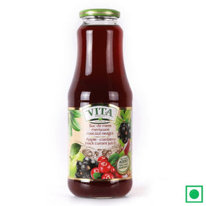 Vita Apple Cranberry Black Currant Juice, 1L (IMPORTED) - Remkart