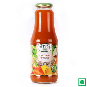 Vita Carrot Peach Apple Juice, 1L (IMPORTED) - Remkart