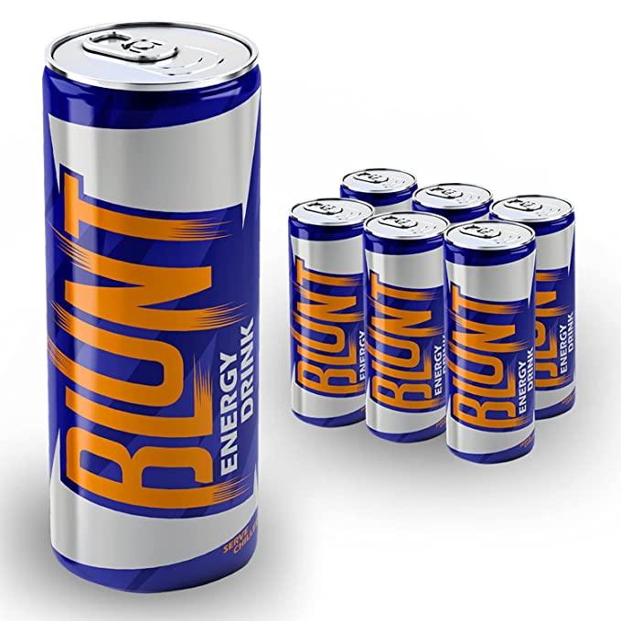 Blunt Energy Drink Can 250ml (PACK OF 6) - Remkart