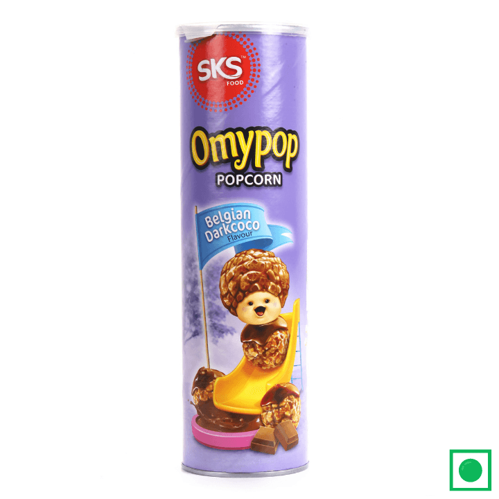 Omypop Belgian Darkcoco Popcorn, 85g (IMPORTED) - Remkart