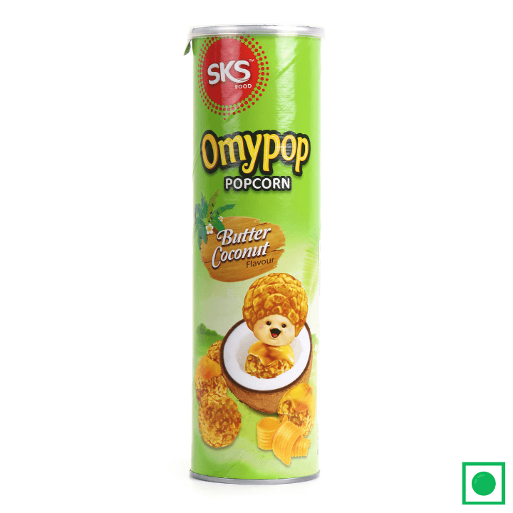 Omypop Butter Coconut Popcorn, 95g (IMPORTED) - Remkart