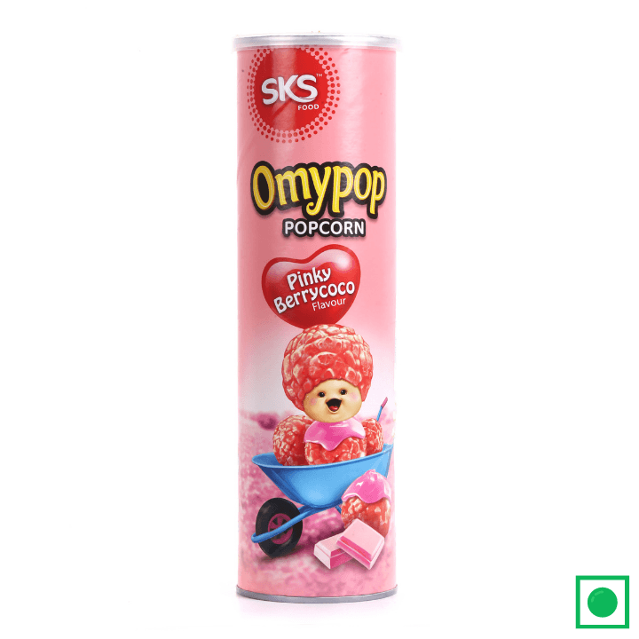 Omypop Pinky Berrycoco Popcorn, 85g (IMPORTED) - Remkart