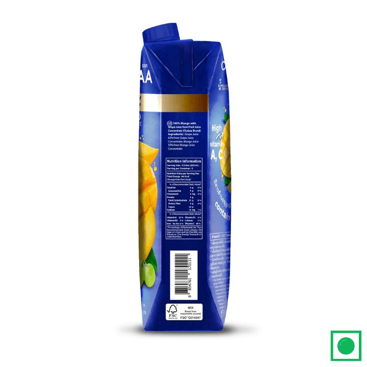 Chabaa Mango And Grape Juice, 1L (IMPORTED) - Remkart