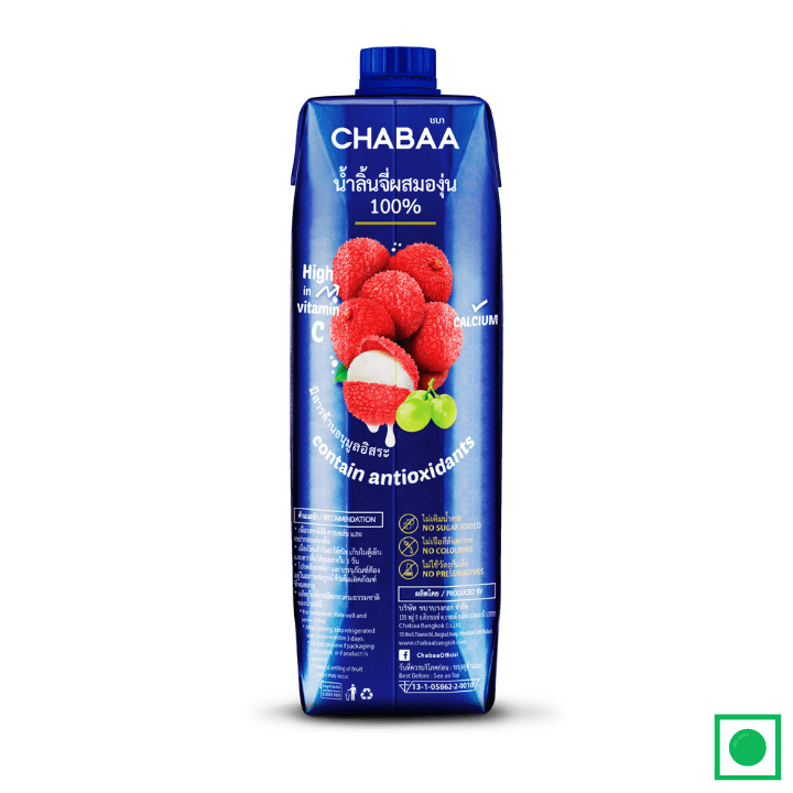 Chabaa Juice Lychee & Grape, 1L (IMPORTED) - Remkart
