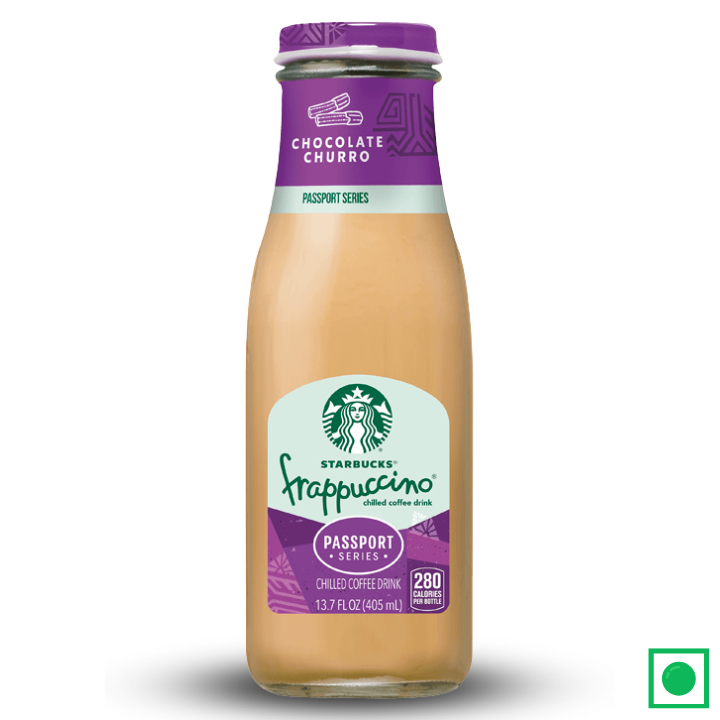Starbucks Frappuccino Chocolate Churro Iced Coffee Passport Series, 405ml (Imported) - Remkart