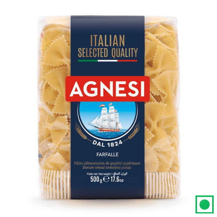 Agnesi Farfalle Pasta Gourmet Pack, 500g - Remkart