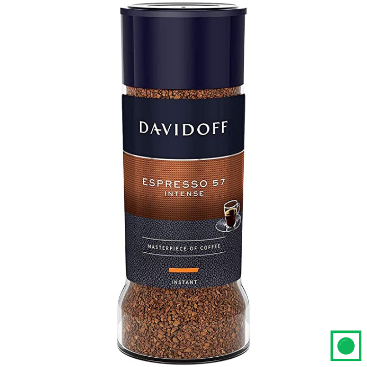 Davidoff Café Instant Coffee Jar, Espresso 57 Intense, 100g (Imported) - Remkart