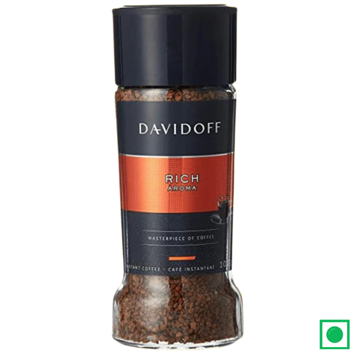 Davidoff Café Instant Coffee Jar, Rich Aroma, 100g(Imported) - Remkart