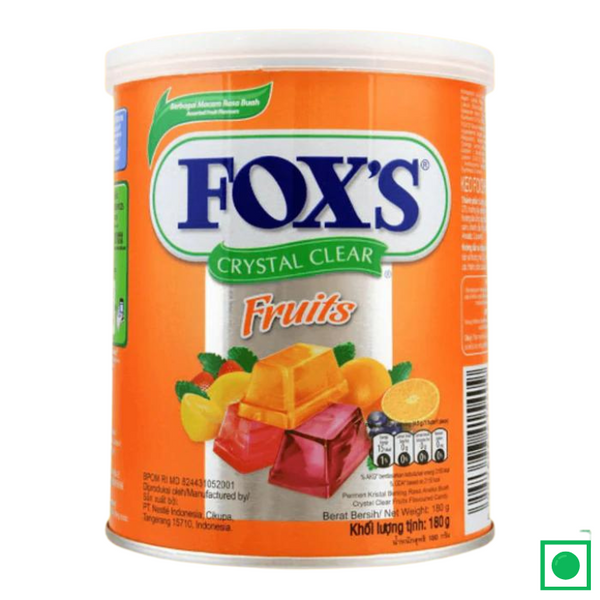 Fox Fruits Crystals Git Tin, 180g (Imported) - Remkart