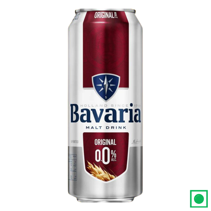 Bavaria 0.0% Non Alcoholic Original Malt Fusion Beverage, 500ml Can - Remkart