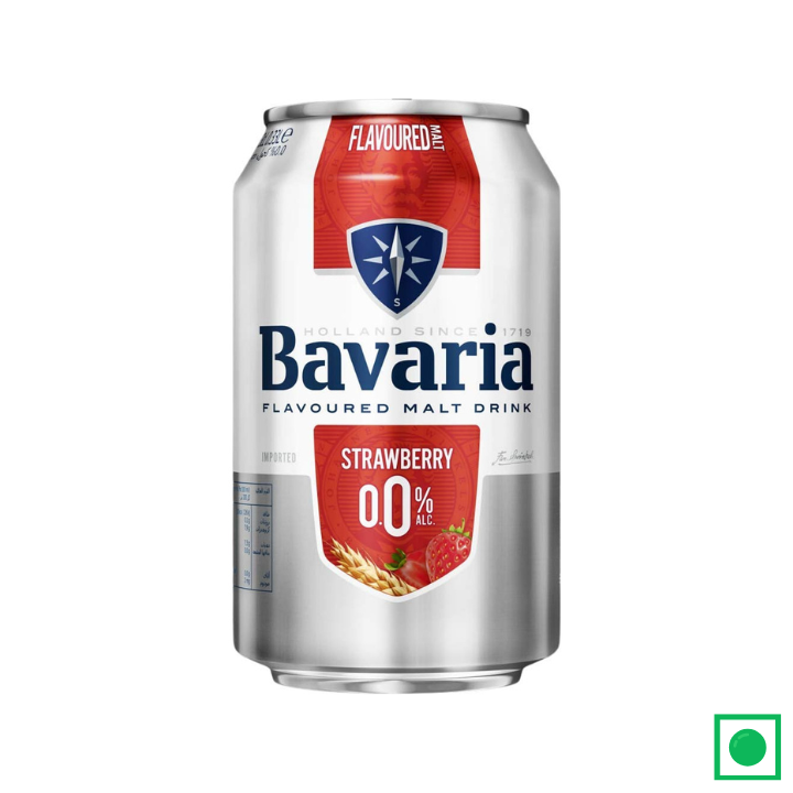 Bavaria 0.0% Non Alcoholic Strawberry Malt Fusion Beverage, 330ml - Remkart