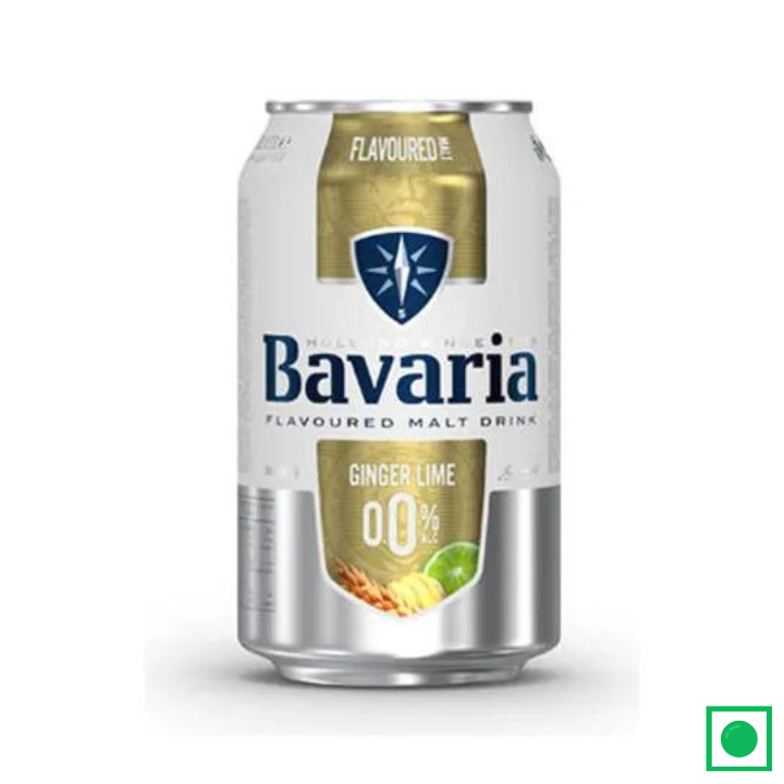 Bavaria 0.0% Non Alcoholic Ginger & Lime Malt Fusion Beverage, 330ml - Remkart