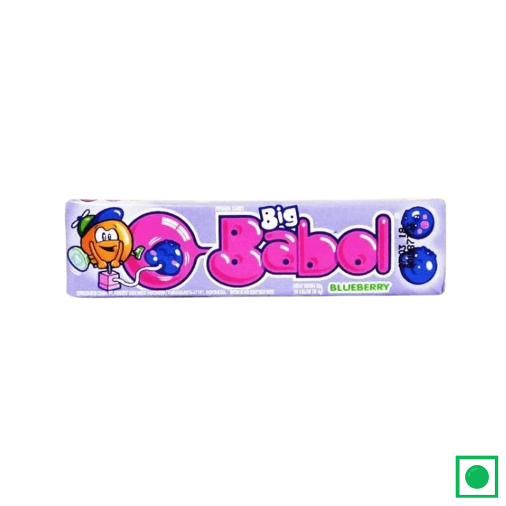 Big Babol Rasa Blueberry Bubble Gum, 22.5g (Imported) - Remkart