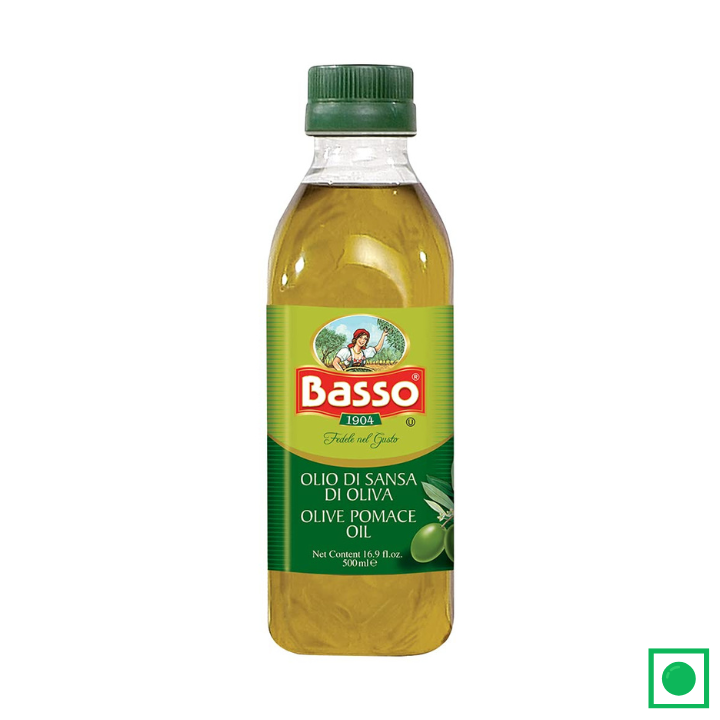 Basso Olive Pomace Oil, 500ml / 16.9 fl. oz (IMPORTED) - Remkart