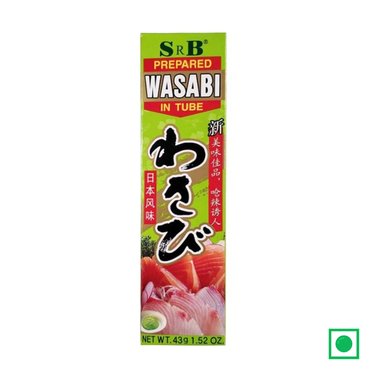 SrB Preprepared Wasabi Paste Tube. 43g (IMPORTED) - Remkart