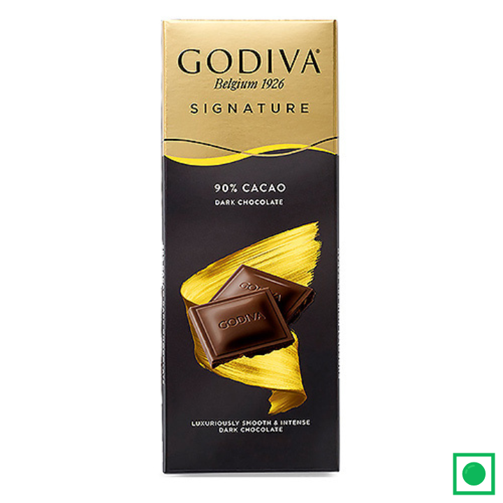 Godiva 90% Cacao Dark Chocolate, 90g - Remkart