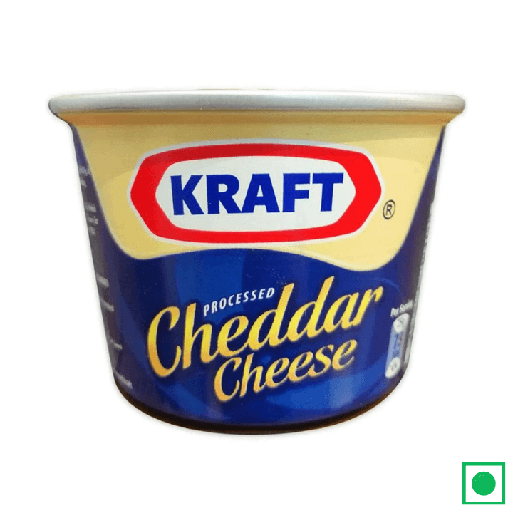 Kraft Processed Cheddar Cheese Tin,190g (Imported) - Remkart