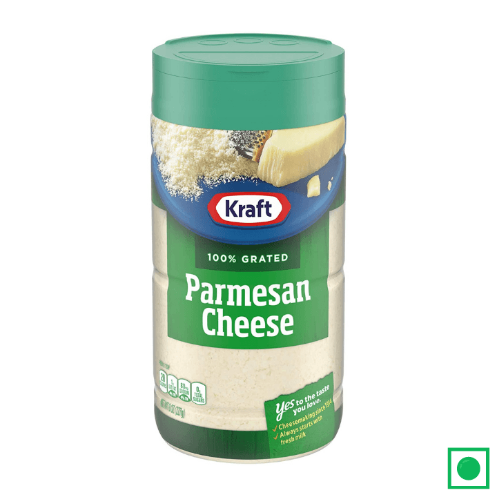 Kraft Parmesan Cheese Grated, 226 g (Imported) - Remkart