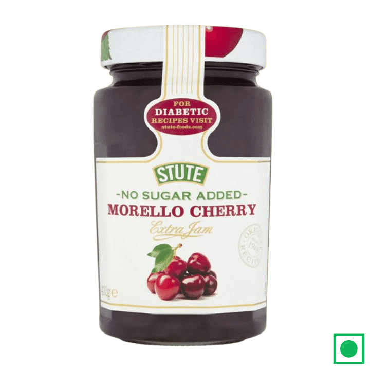 Stute Morello Cherry Sugar Free Jam, 430g (Imported) - Remkart