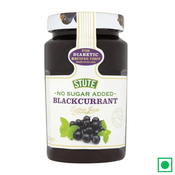 Stute Blackcurrant Sugar Free Jam, 430g (Imported) - Remkart