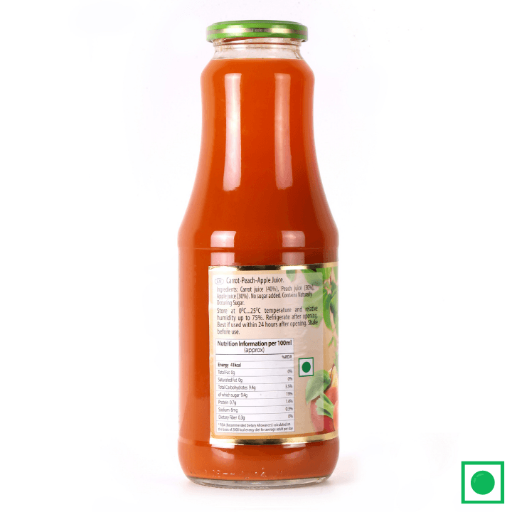 Vita Carrot Peach Apple Juice, 1L (IMPORTED) - Remkart