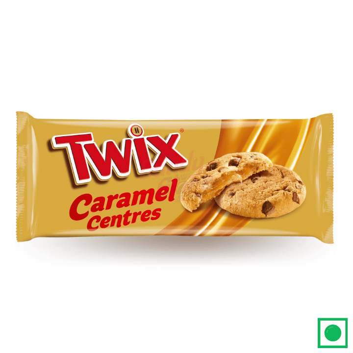 Twix Soft Centre Crisp Biscuits Milk Chocolate Chips with Caramel Centre, 144g - Remkart