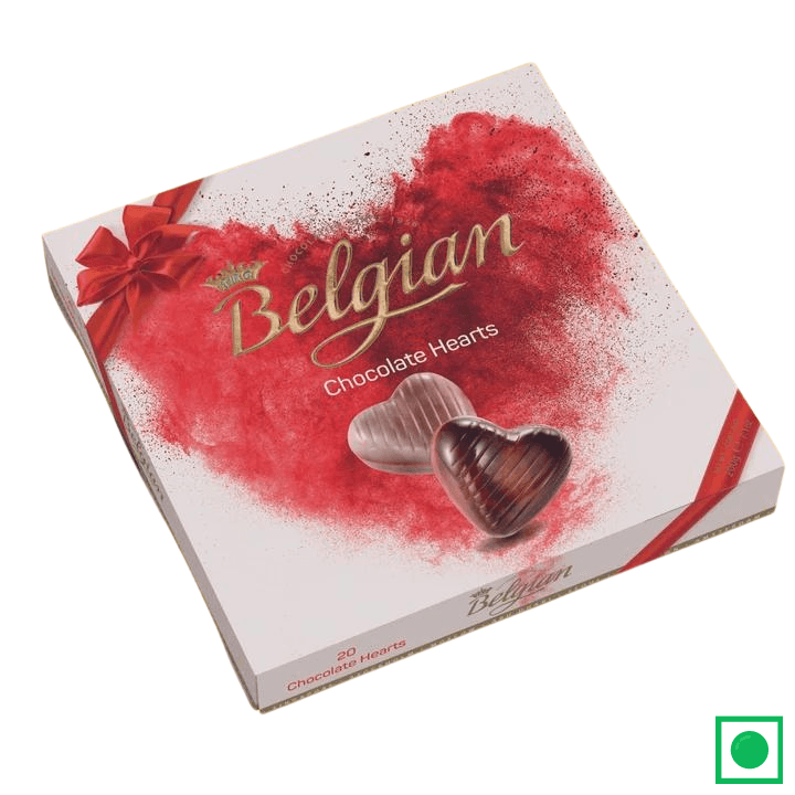 The Belgian Chocolate Hearts, 200g - Remkart