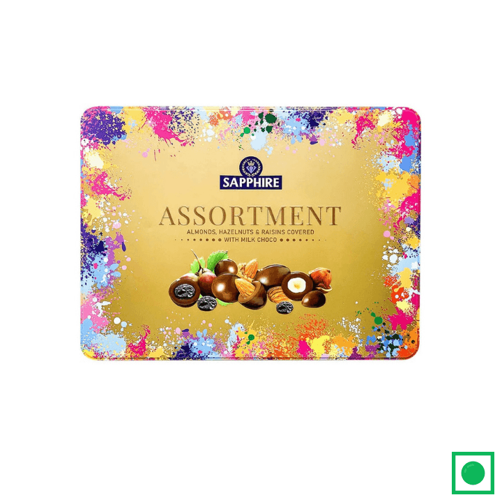Sapphire Almonds,Raisins,Hazelnuts covered in Milk Chocolate 350g - Remkart