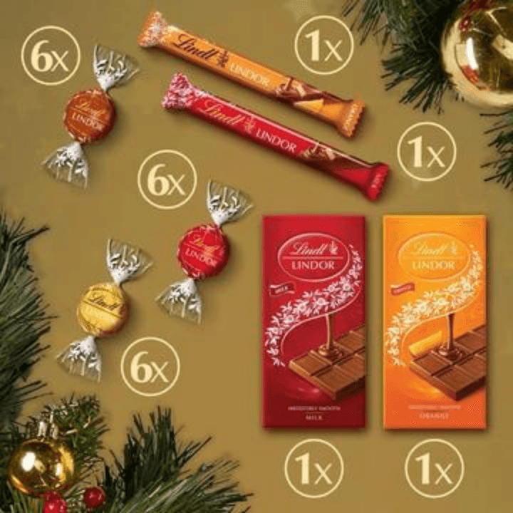 Lindt Lindor Assorted Chocolate Selection Gift Box, 500g - Remkart