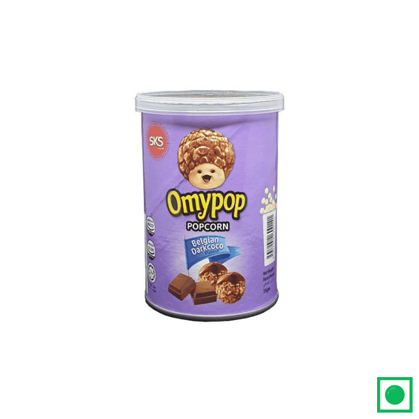 Omypop "Belgian Darkcoco" Popcorn (Small), 35g  (IMPORTED) - Remkart