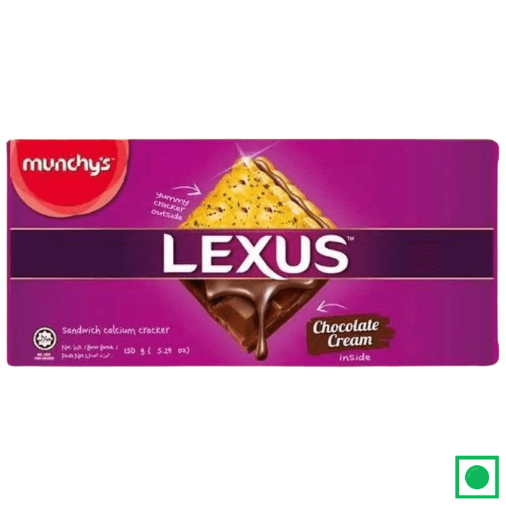 Munchy's Lexus, Chocolate Cream Sandwich, 150g - Remkart