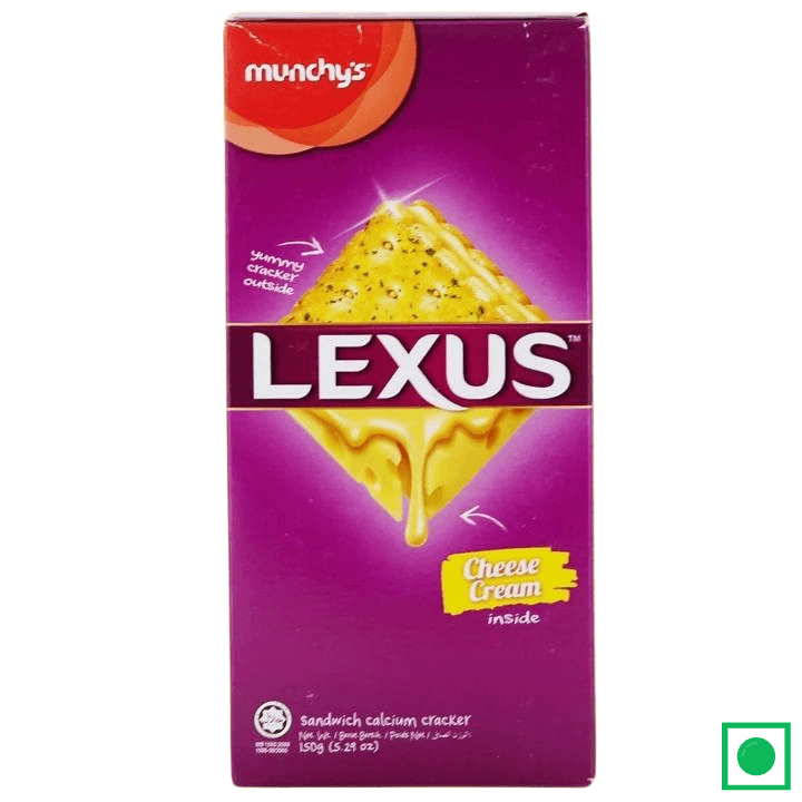 Munchy's Lexus Cheese Cream Cracker, 150g - Remkart