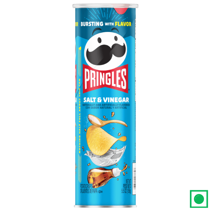 Pringles Salt & Vinegar, 158g - Remkart