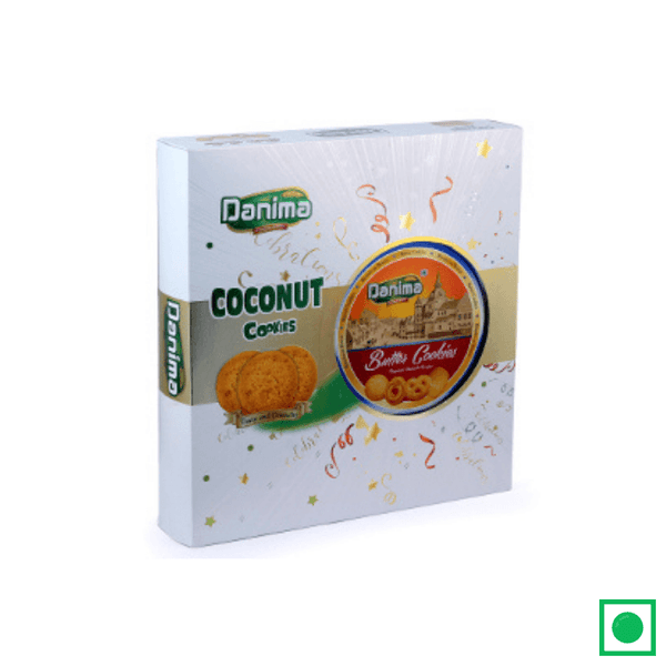 Danima Festive combo (Coconut Cookies + Butter Cookies), 500g - Remkart