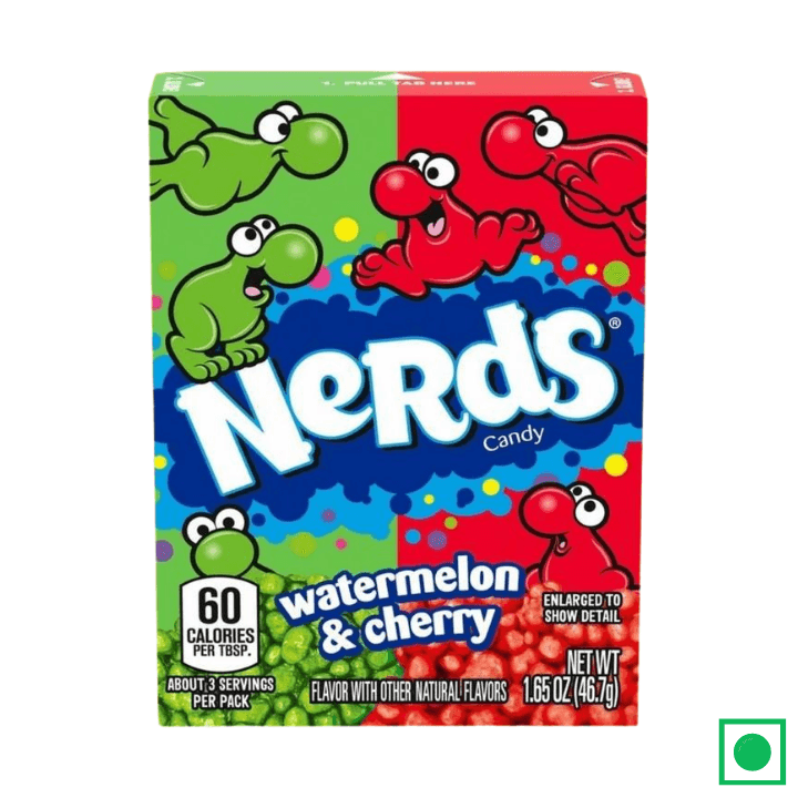 Nerds Watermelon & Cherry Candy, 46.7g (Imported) - Remkart