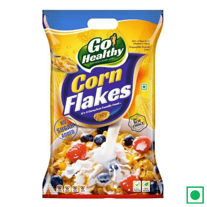 Go Healthy Cornflakes Big Pouch 500g - Remkart