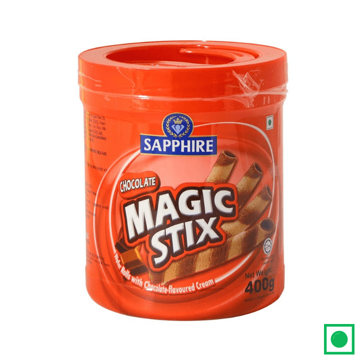 Sapphire Magic Stix Chocolate Wafer Roll 400g - Remkart