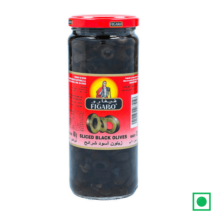 Figaro Sliced Black Olives 450g - Remkart