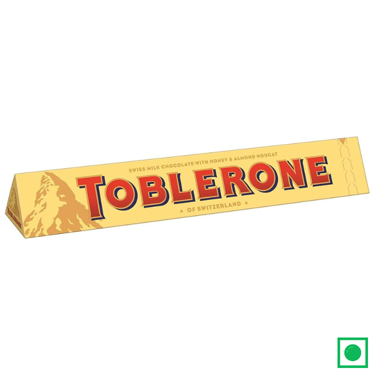 Toblerone Swiss Milk Chocolate Bar, 100g (Imported)