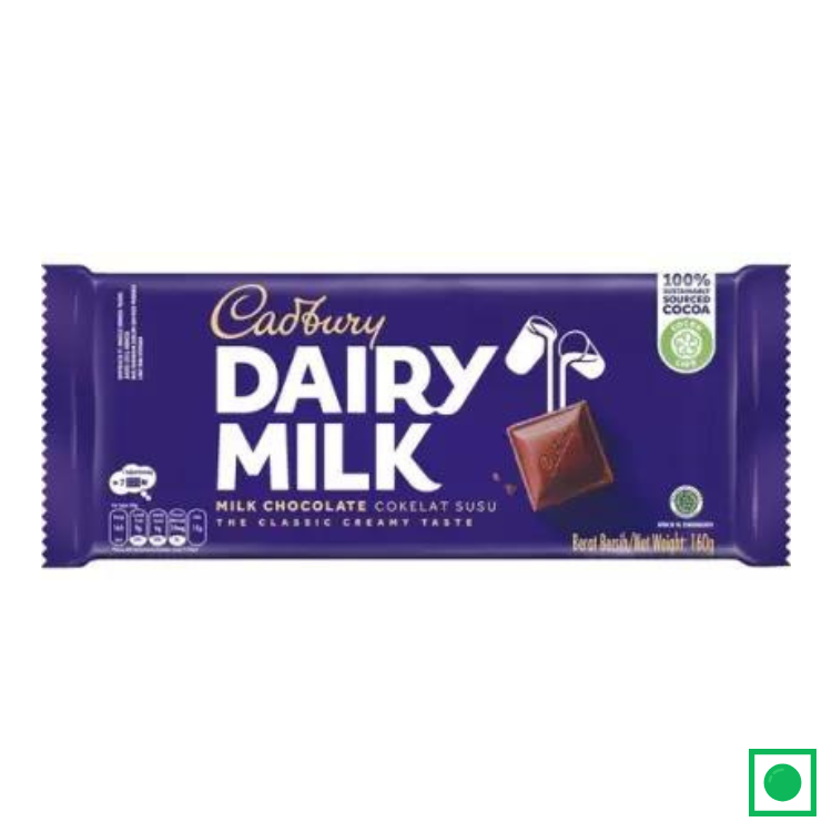 Cadbury Dairy Milk Chocolate - 160g(Imported)