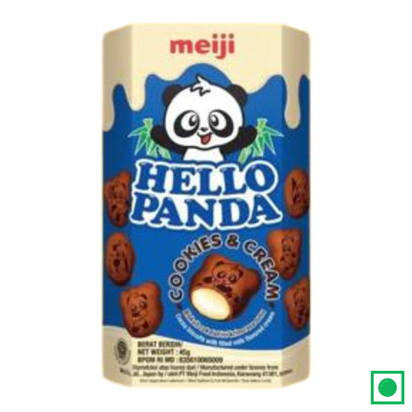 Hello Panda Cookies Cream Biscuit, 45g (Imported)