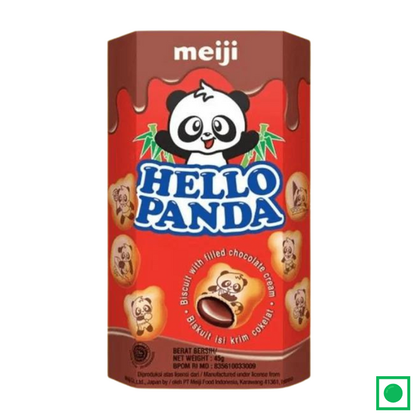 Hello Panda Chocolate Cream Biscuit, 45g (Imported)