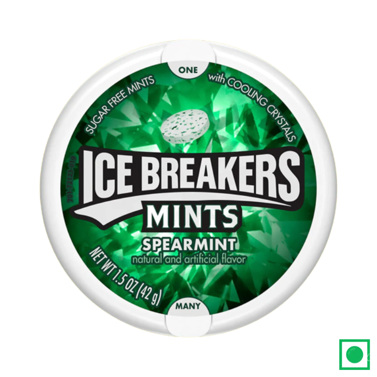 Ice Breakers Spearmint Flavored Mints (IMPORTED)